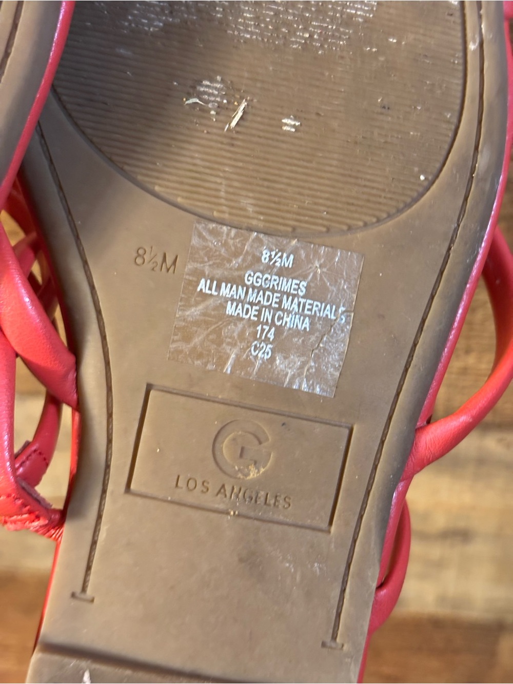 GBG Los Angeles Karin flat Sandals - Picture 4 of 5